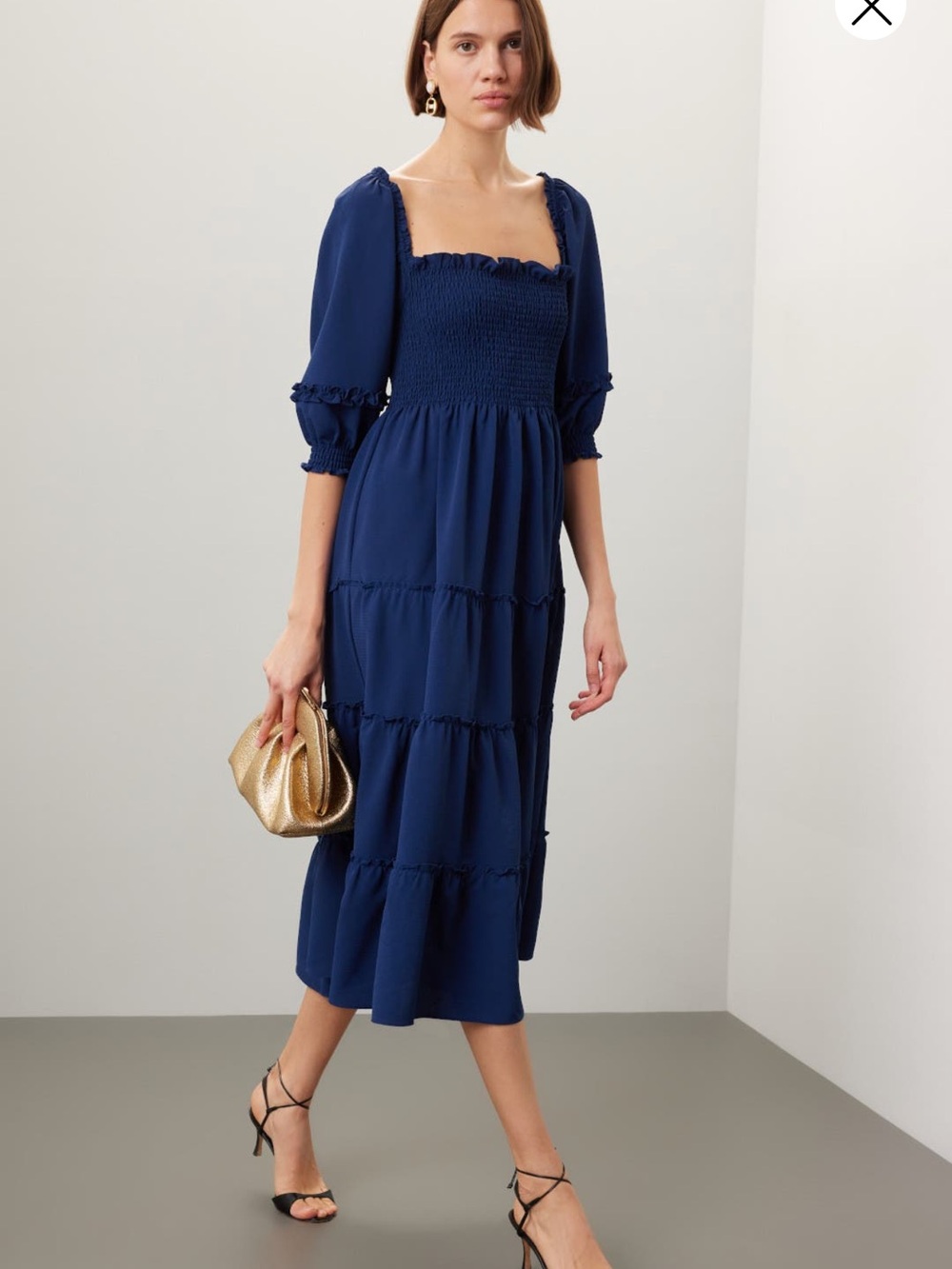 Hill House Home Nesli Nap Dress Navy Sz Small